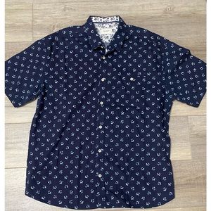 Men’s 7 Diamonds short sleeve button up shirt. XXL